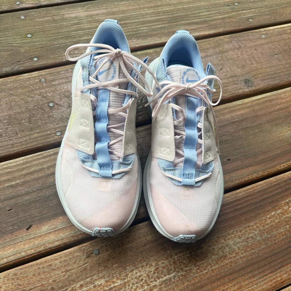 Stylish Women's Sneakers in Pink and Blue